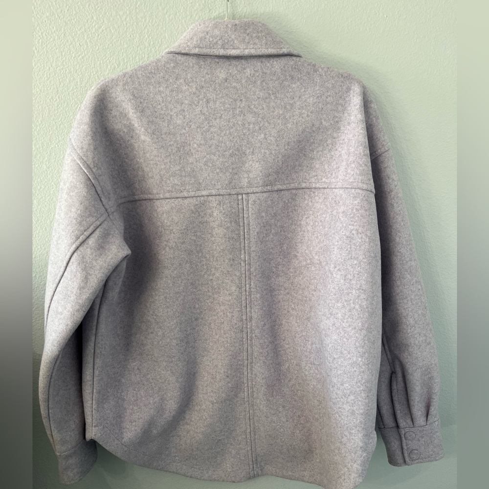 Calia Patch Pocket Shacket In Light Lavender Size… - image 2